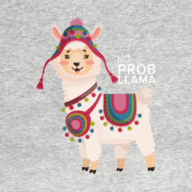 No Prob Llama Animals by GP SHOP